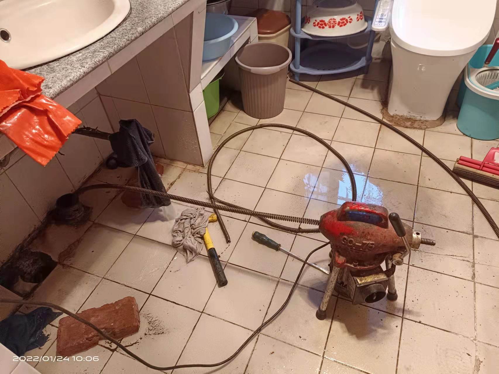 太和疏通厨房下水道，地漏疏通